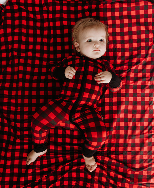 Lil' Lumberjack Swaddle Blanket